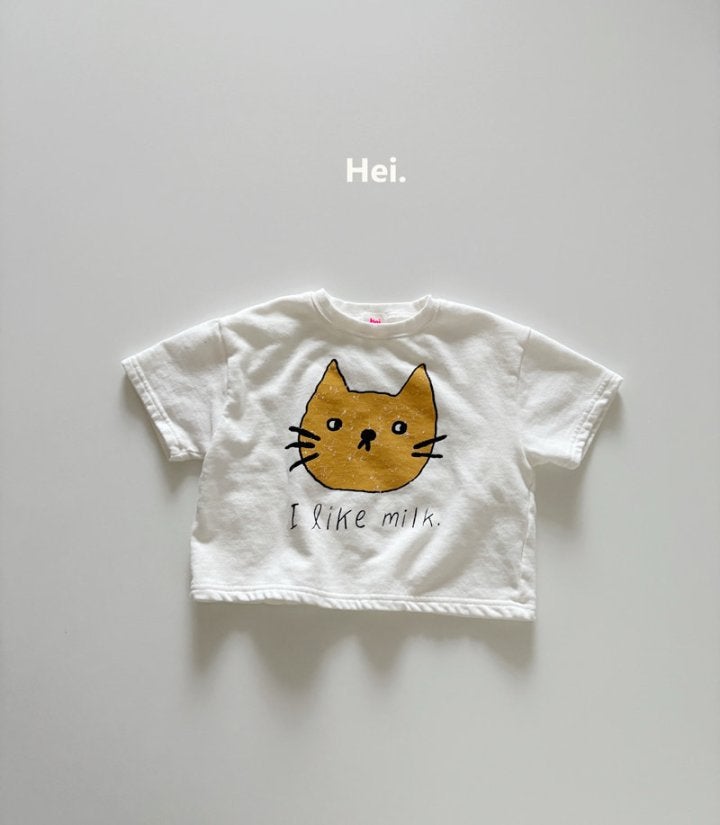 Hei - Korean Children Fashion - #discoveringself - Kitty Tee