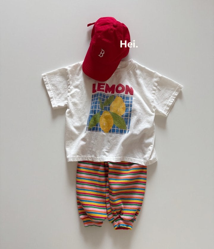 Hei - Korean Children Fashion - #discoveringself - Lemon Tee - 12