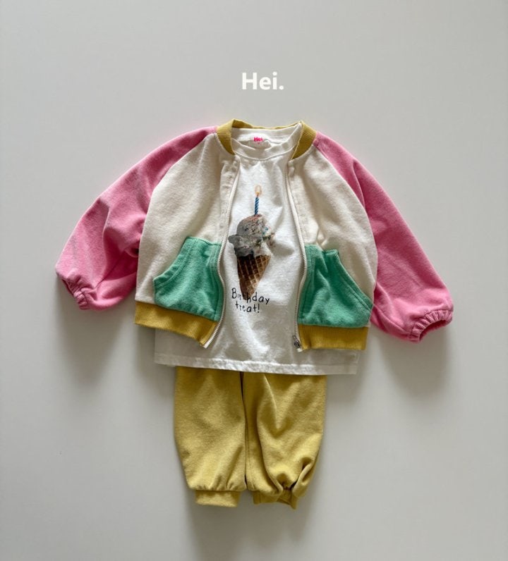 Hei - Korean Children Fashion - #discoveringself - Ice Cream Tee - 11