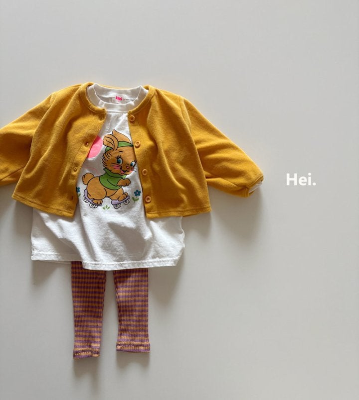 Hei - Korean Children Fashion - #discoveringself - Stripe Leggings - 6