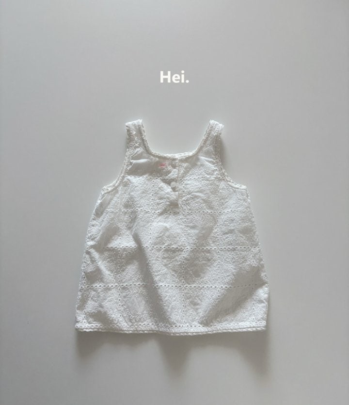 Hei - Korean Children Fashion - #discoveringself - Lace Layered One-piece - 3