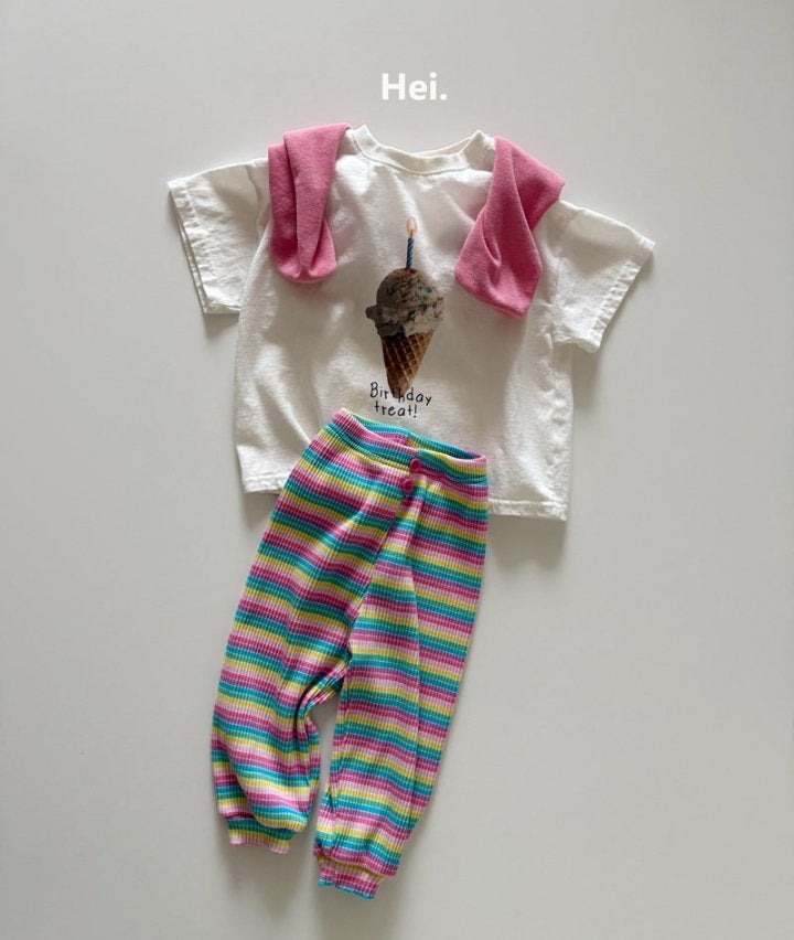 Hei - Korean Children Fashion - #fashionkids - Rainbow Pants - 5