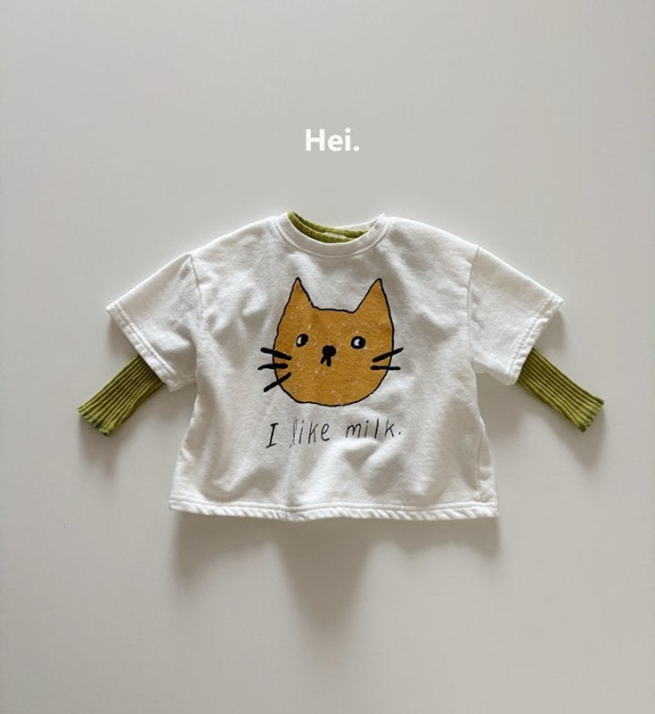 Hei - Korean Children Fashion - #fashionkids - Kitty Tee - 2