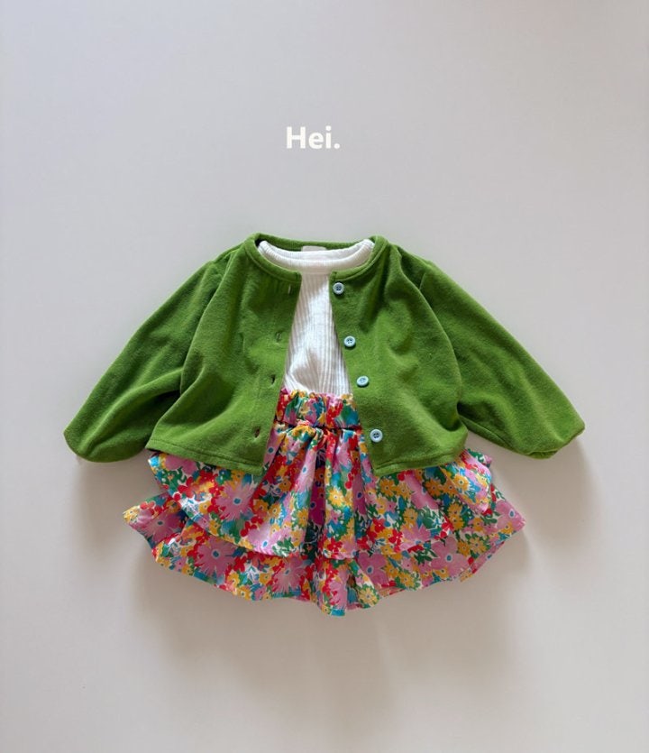 Hei - Korean Children Fashion - #fashionkids - Flower Bouquet Cancan Culottes - 5