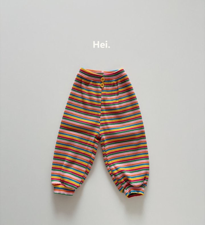 Hei - Korean Children Fashion - #kidsshorts - Rainbow Pants - 6