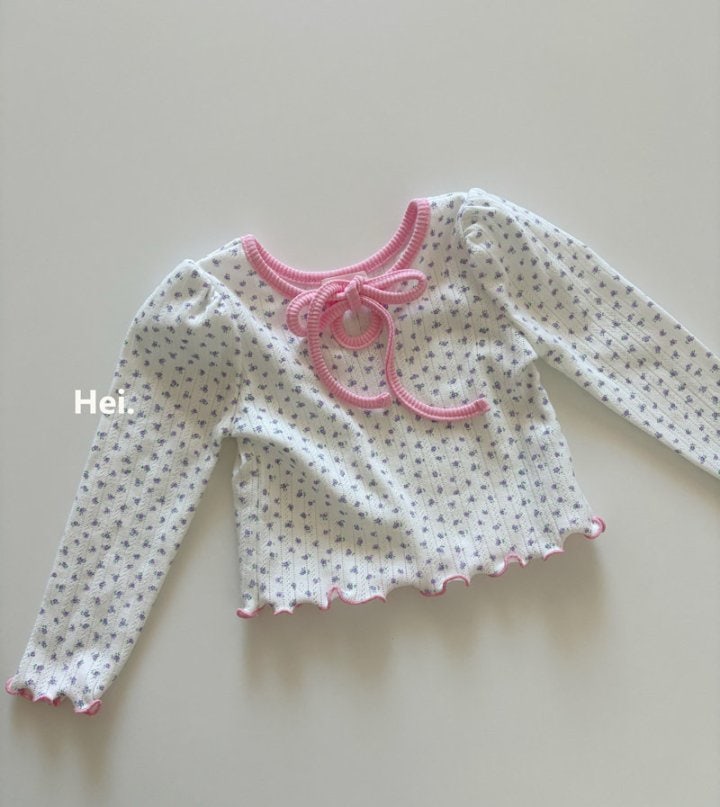 Hei - Korean Children Fashion - #kidsshorts - Petite Ribbon Tee - 11