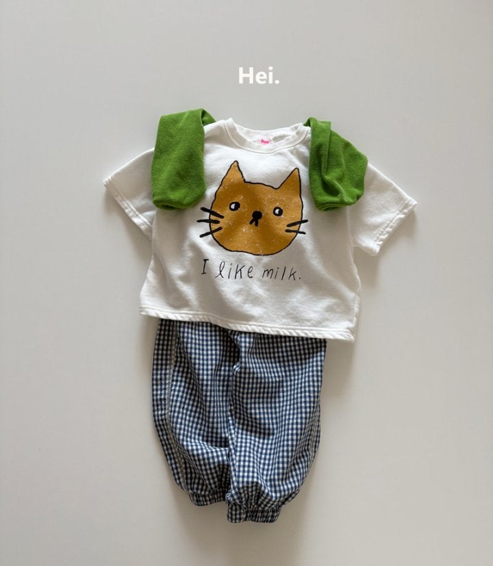 Hei - Korean Children Fashion - #kidsshorts - Kitty Tee - 4