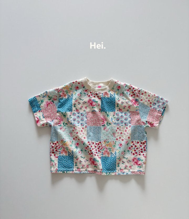 Hei - Korean Children Fashion - #kidsstore - Quilt Tee