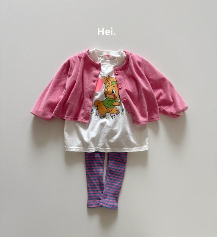 Hei - Korean Children Fashion - #kidsstore - Stripe Leggings - 9