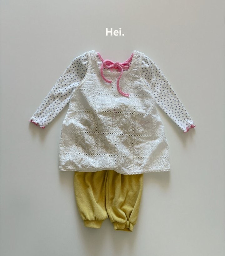 Hei - Korean Children Fashion - #kidsstore - Lace Layered One-piece - 6