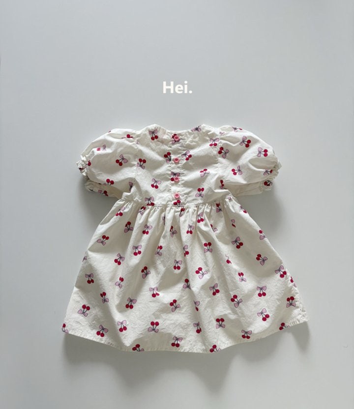 Hei - Korean Children Fashion - #kidsshorts - Cherry One-piece - 4