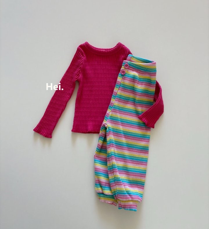 Hei - Korean Children Fashion - #kidzfashiontrend - Skinny Tee - 3
