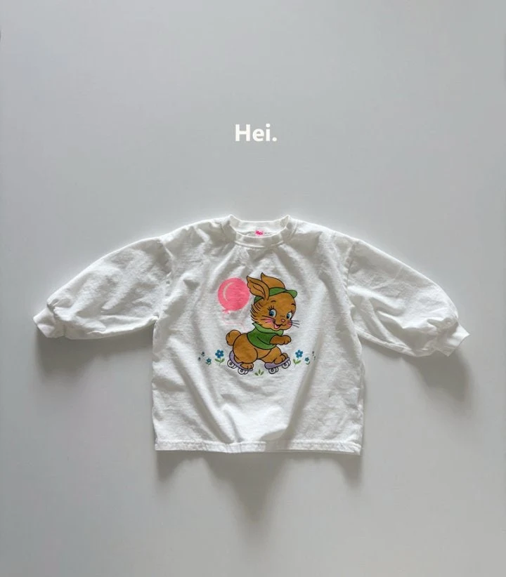 Hei - Korean Children Fashion - #kidzfashiontrend - Rabbit Long Tee