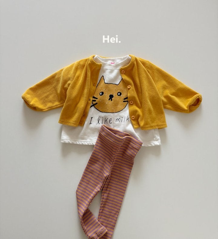 Hei - Korean Children Fashion - #kidzfashiontrend - Stripe Leggings - 10