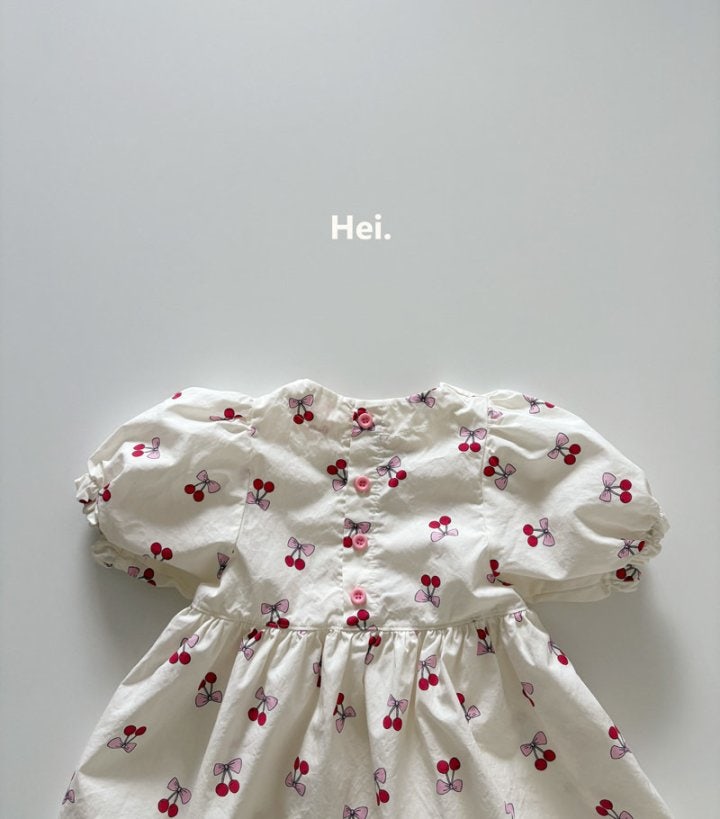 Hei - Korean Children Fashion - #kidzfashiontrend - Cherry One-piece - 5