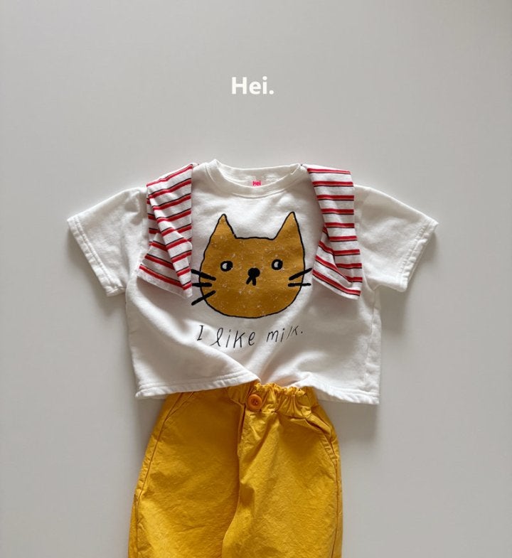 Hei - Korean Children Fashion - #littlefashionista - Kitty Tee - 7