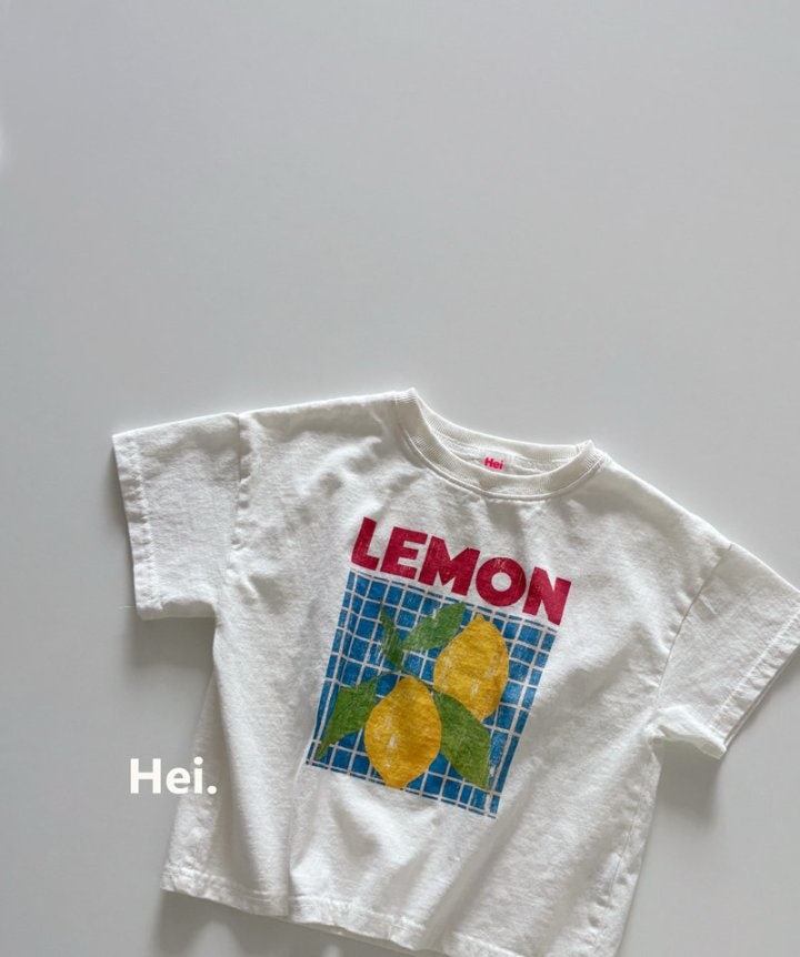 Hei - Korean Children Fashion - #littlefashionista - Lemon Tee - 2