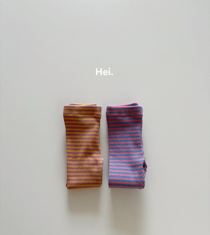 Hei - Korean Children Fashion - #littlefashionista - Stripe Leggings - 12