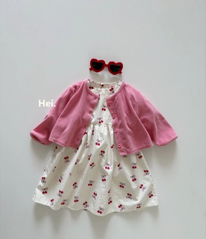 Hei - Korean Children Fashion - #littlefashionista - Cherry One-piece - 7