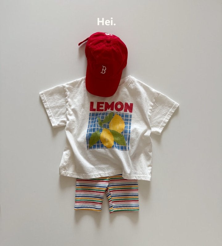 Hei - Korean Children Fashion - #magicofchildhood - Lemon Tee - 3