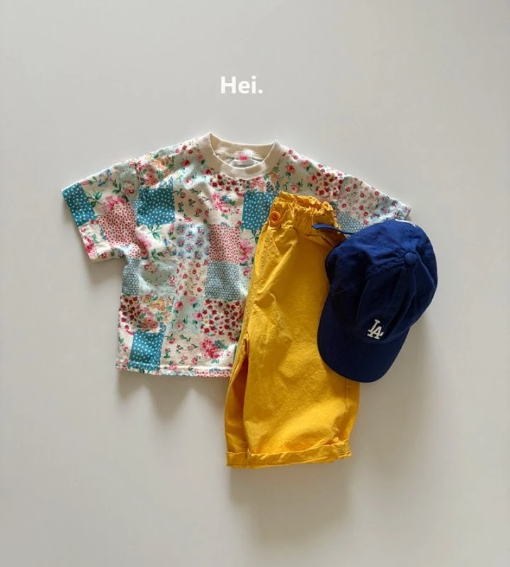 Hei - Korean Children Fashion - #minifashionista - Quilt Tee - 6