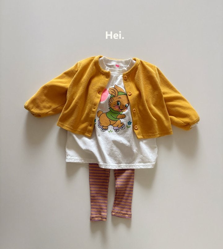 Hei - Korean Children Fashion - #minifashionista - Rabbit Long Tee - 5