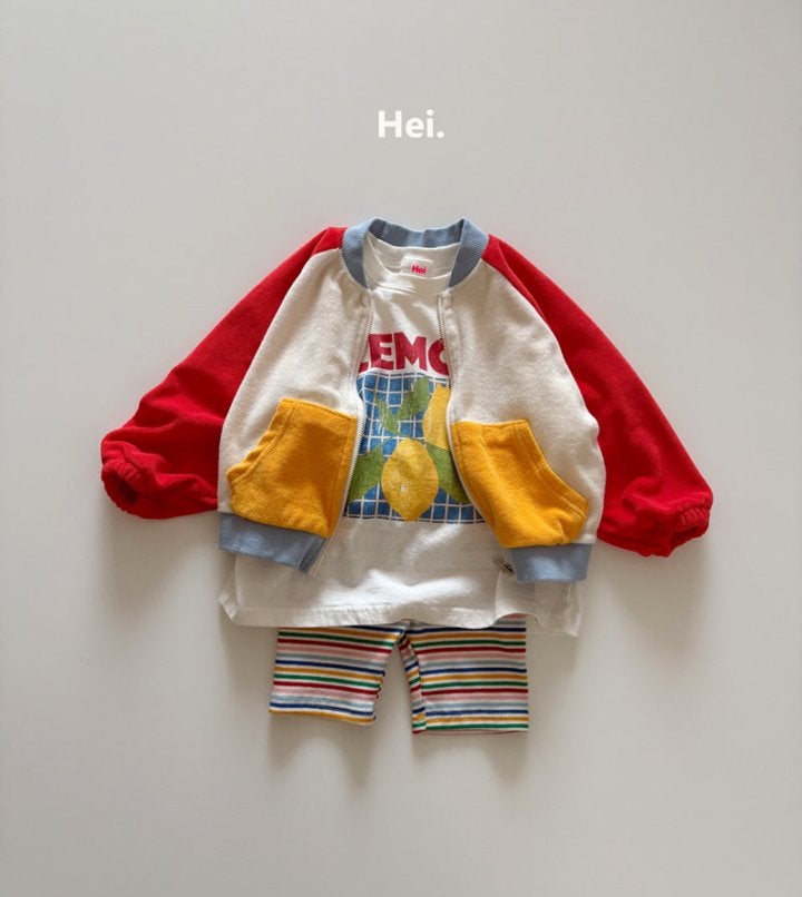 Hei - Korean Children Fashion - #magicofchildhood - Lemon Tee - 4