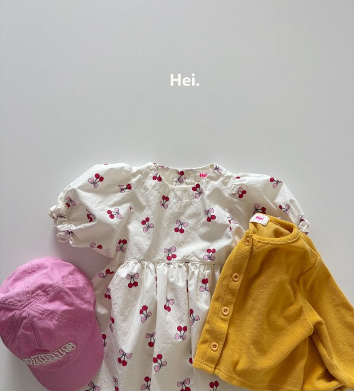 Hei - Korean Children Fashion - #prettylittlegirls - Cherry One-piece - 10