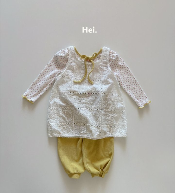 Hei - Korean Children Fashion - #stylishchildhood - Petite Ribbon Tee - 5