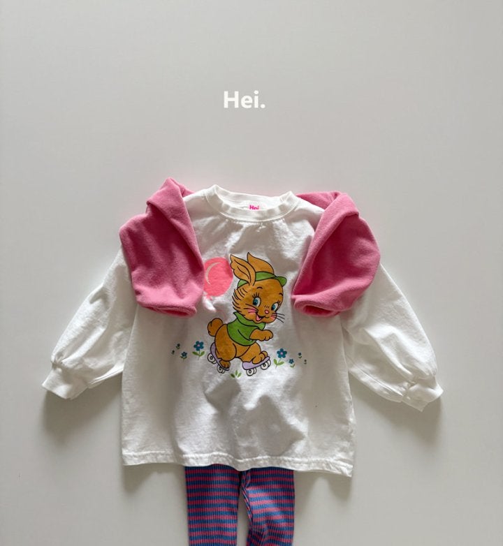 Hei - Korean Children Fashion - #todddlerfashion - Rabbit Long Tee - 7
