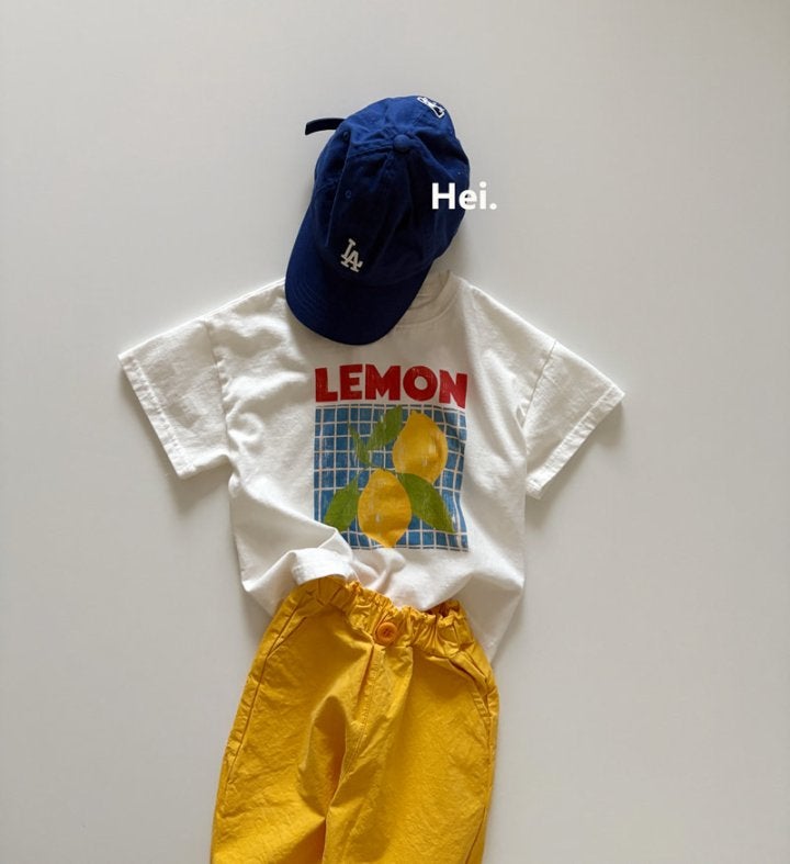 Hei - Korean Children Fashion - #toddlerclothing - Lemon Tee - 7