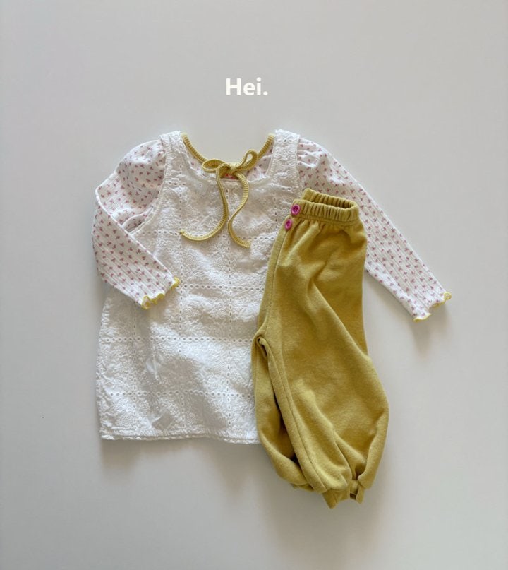 Hei - Korean Children Fashion - #todddlerfashion - Petite Ribbon Tee - 4