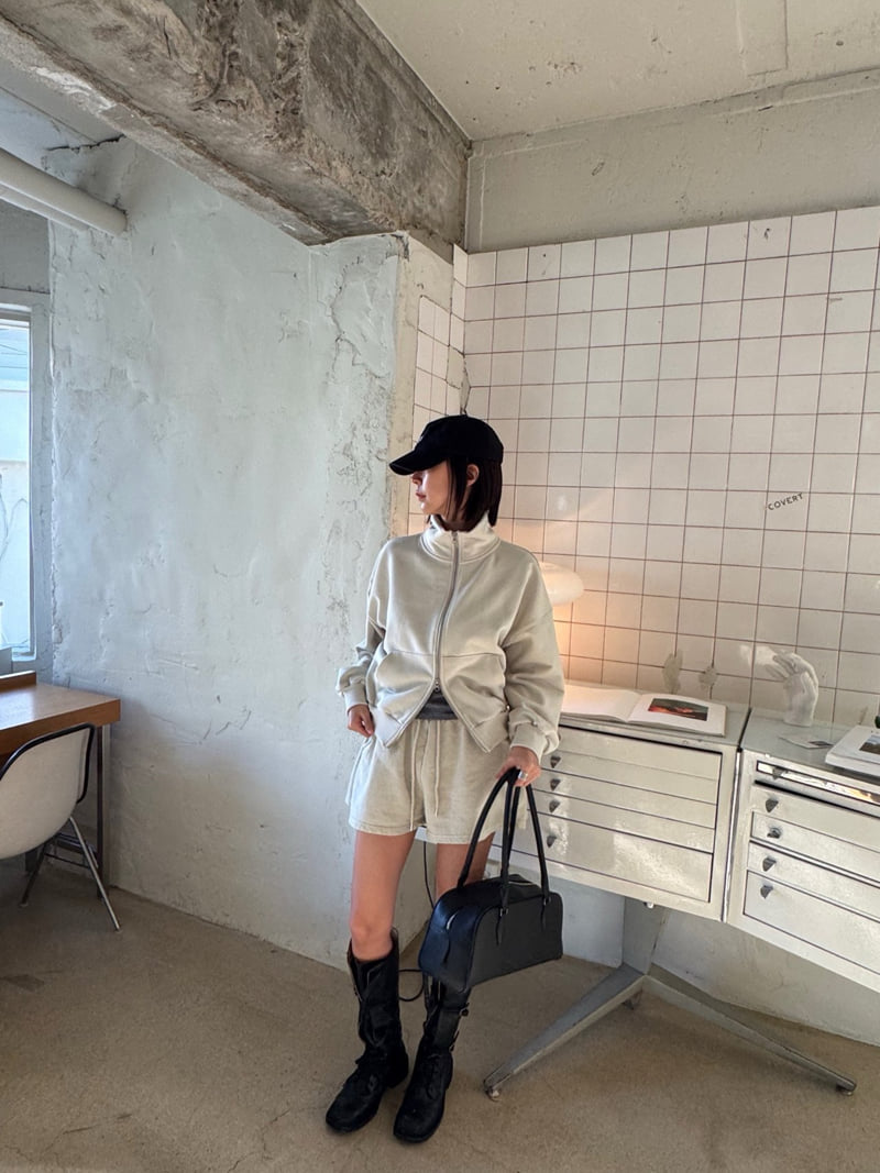 Heil - Korean Women Fashion - #momslook - Color CP Zip-Up - 3