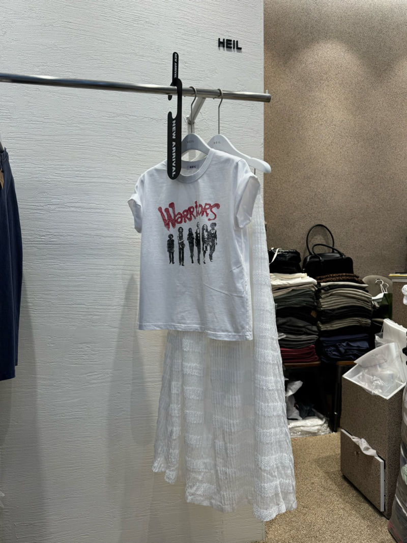 Heil - Korean Women Fashion - #momslook - Graphic Portrait Tee - 10