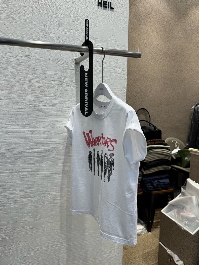 Heil - Korean Women Fashion - #momslook - Graphic Portrait Tee - 9