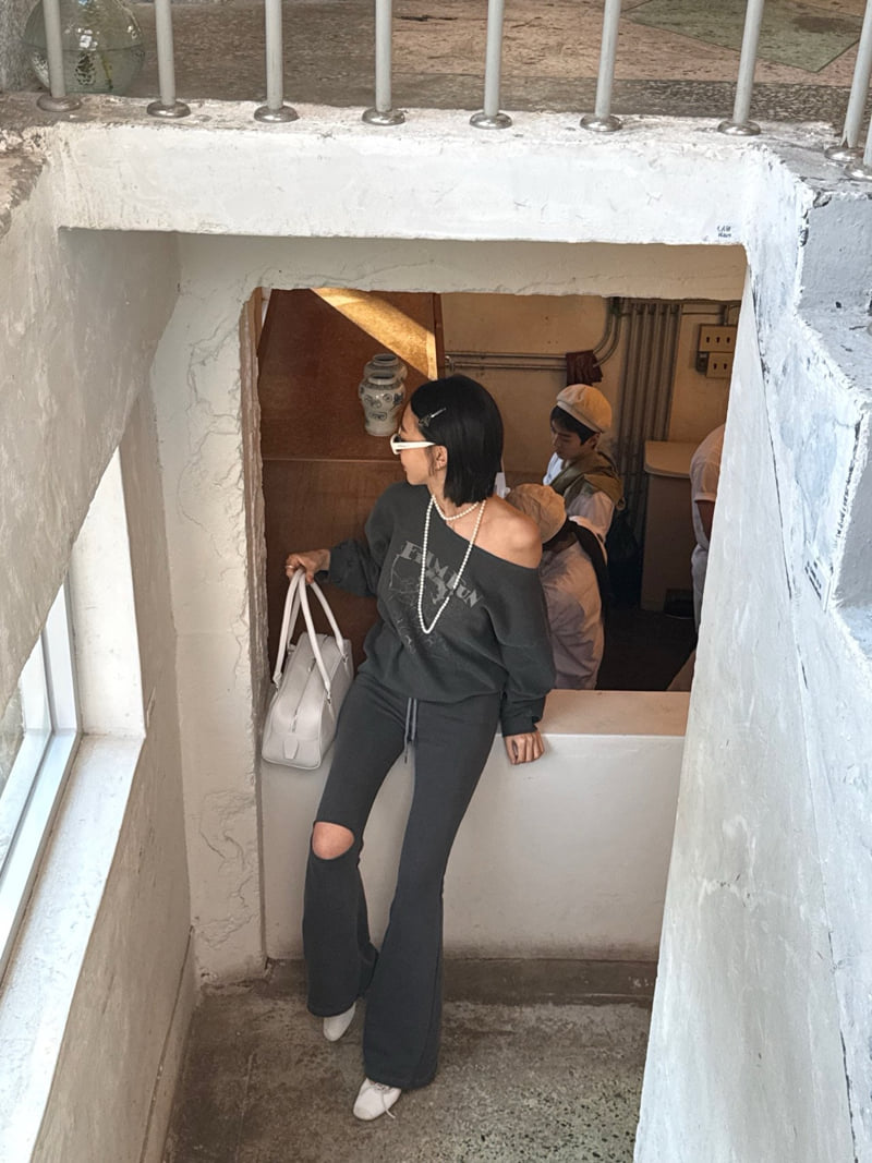 Heil - Korean Women Fashion - #momslook - Pigment Vintage Bootcut Pants - 4