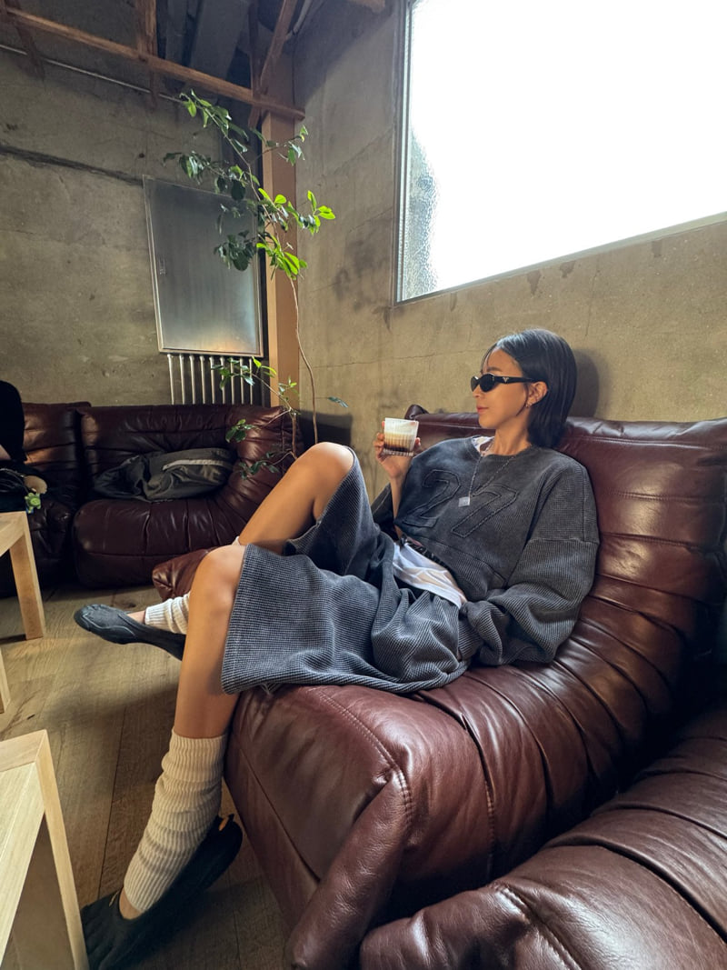 Heil - Korean Women Fashion - #vintageinspired - Pigment Waffle Bermuda Pants - 5