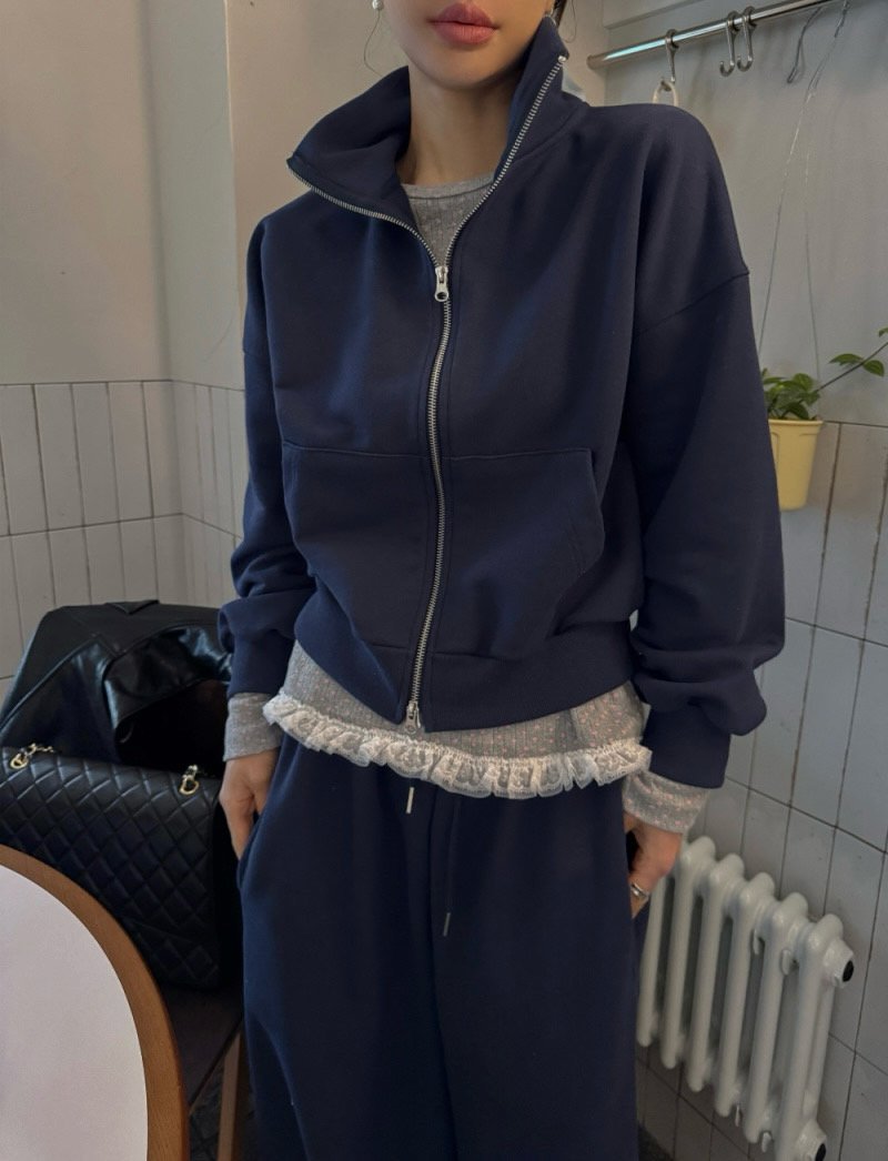 Heil - Korean Women Fashion - #womensfashion - Color CP Zip-Up - 12