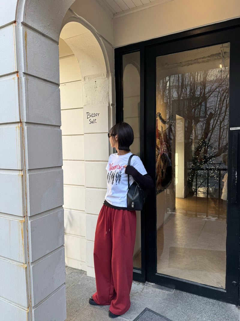 Heil - Korean Women Fashion - #womensfashion - Graphic Portrait Tee - 2