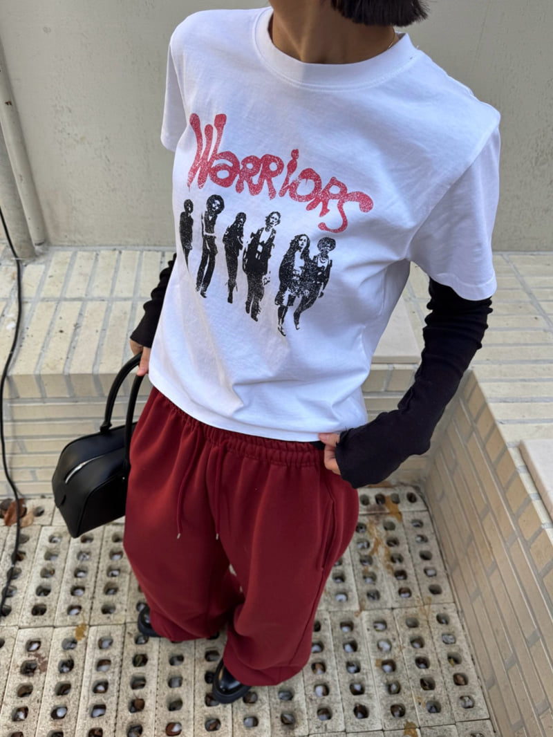 Heil - Korean Women Fashion - #momslook - Graphic Portrait Tee - 4
