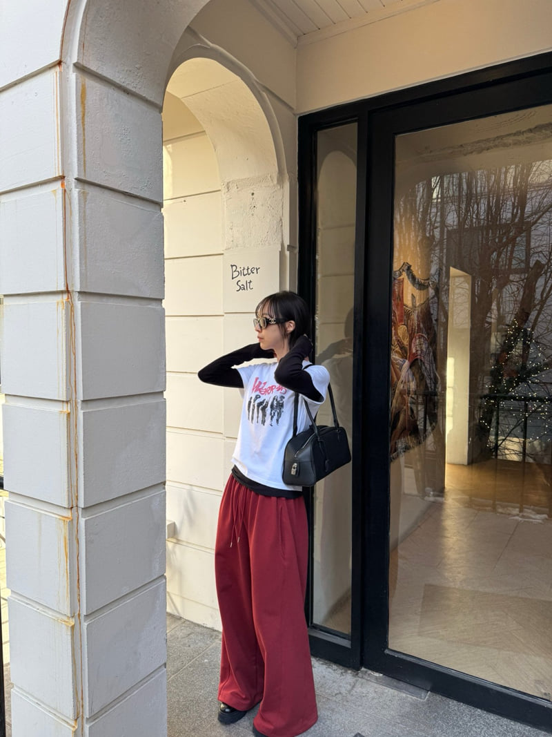 Heil - Korean Women Fashion - #womensfashion - Graphic Portrait Tee - 8