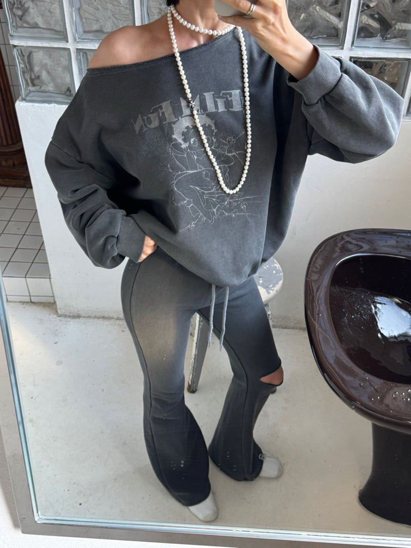 Heil - Korean Women Fashion - #womensfashion - Pigment Betty Boop Sweatshirt - 6