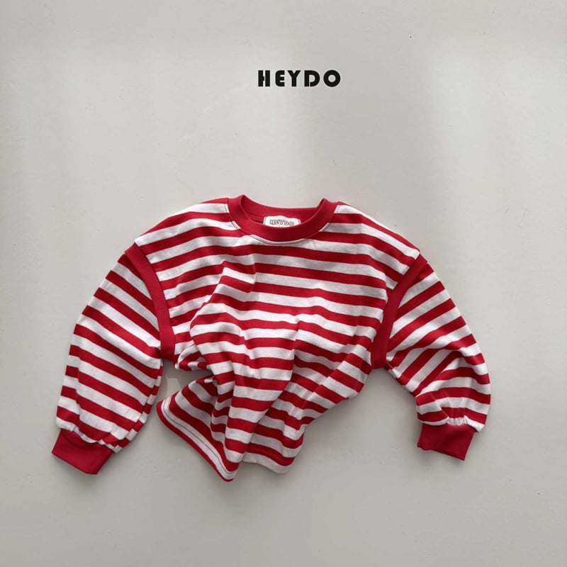Heydo - Korean Children Fashion - #Kfashion4kids - Loopy Stripe Tee - 3