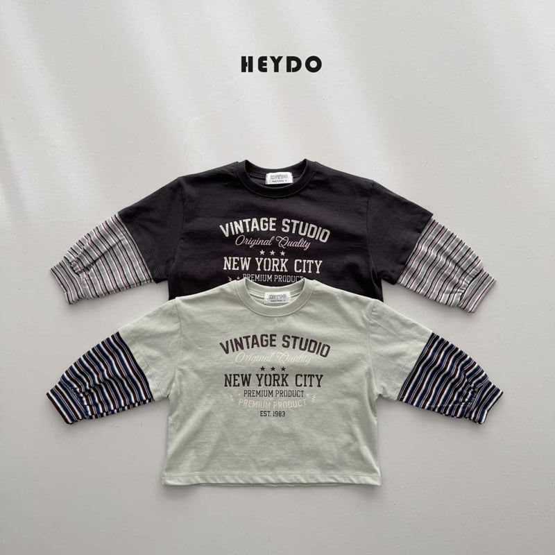 Heydo - Korean Children Fashion - #Kfashion4kids - Vintage Layered Tee