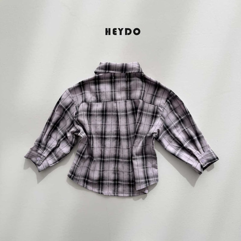 Heydo - Korean Children Fashion - #Kfashion4kids - Faded Check Shirt - 7