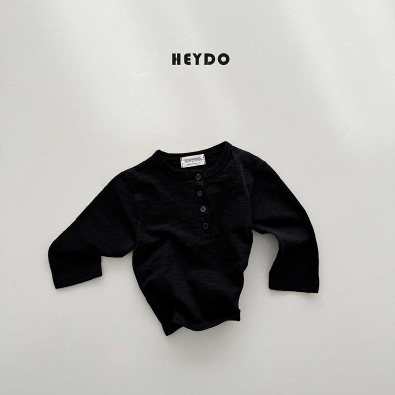 Heydo - Korean Children Fashion - #Kfashion4kids - Henley Neck Tee - 6