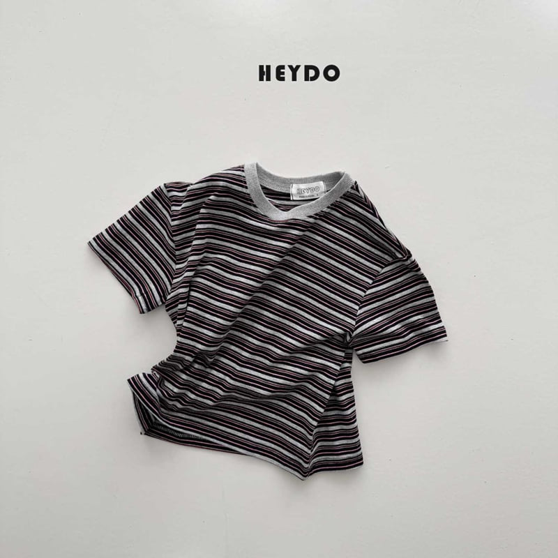 Heydo - Korean Children Fashion - #Kfashion4kids - Day Stripe Short Sleeve Tee - 5