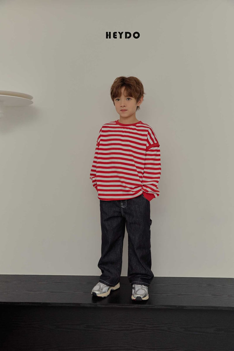 Heydo - Korean Children Fashion - #childofig - Loopy Stripe Tee - 9