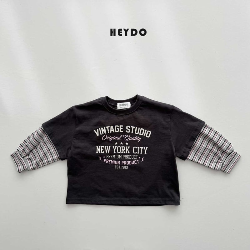 Heydo - Korean Children Fashion - #childofig - Vintage Layered Tee - 6