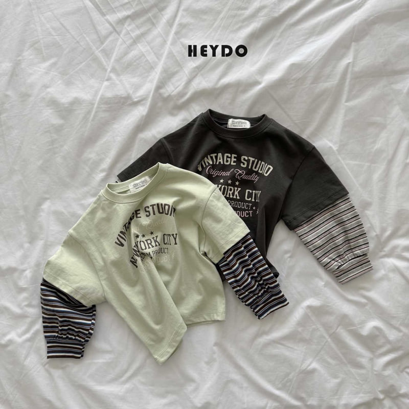 Heydo - Korean Children Fashion - #childofig - Vintage Layered Tee - 7